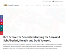 Tablet Screenshot of koellmann.ch